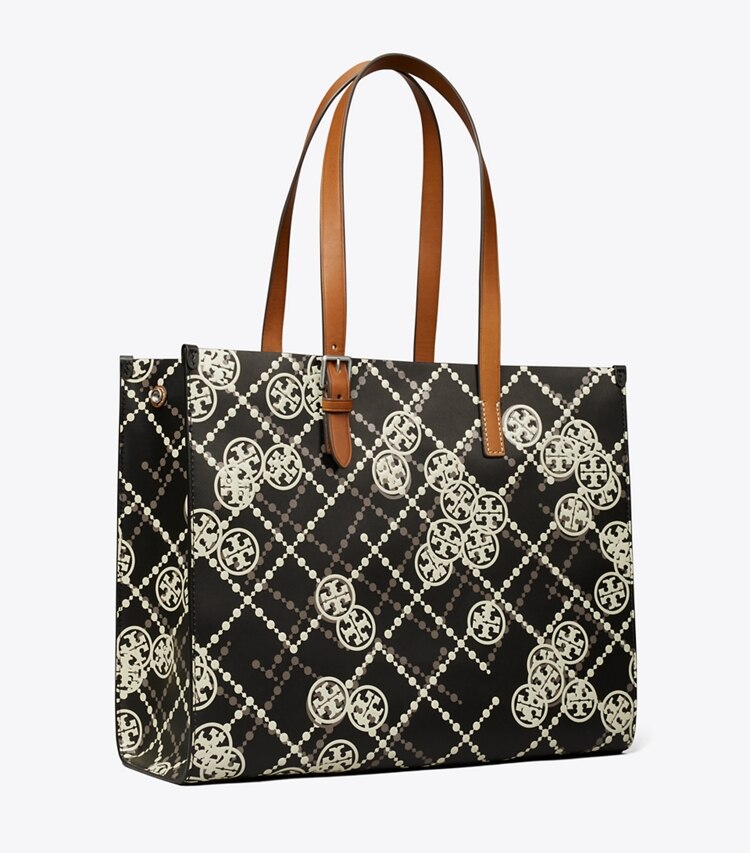 Tory Burch T Monogram Leather High Frequency Tote