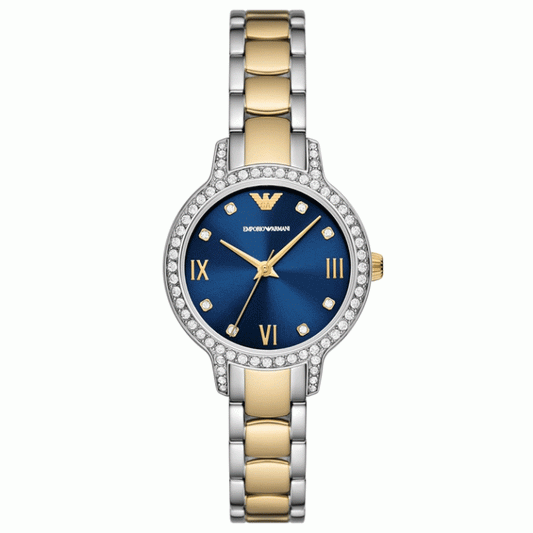 Emporio Armani Three-Hand Two-Tone Stainless Steel Watch AR11576
