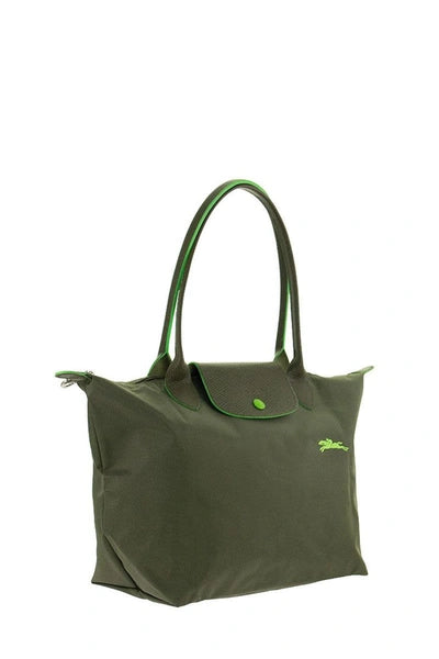 Longchamp Le Pliage Green Nylon Fir Green