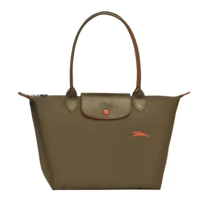 Longchamp Le Pliage Green Tote Bag Nylon Tote- Recycled Canvas