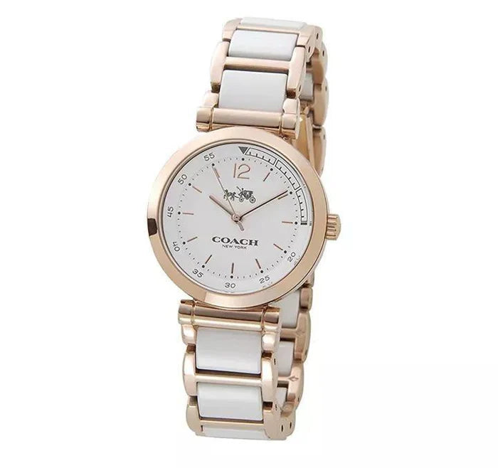 SPORT ROSE GOLD WHITE CERAMIC WOMEN'S WATCH 14502463