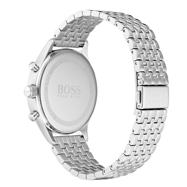 Hugo Boss Men's 1513652 Chronograph Quartz Stainless Steel Black Dial 44mm Watch