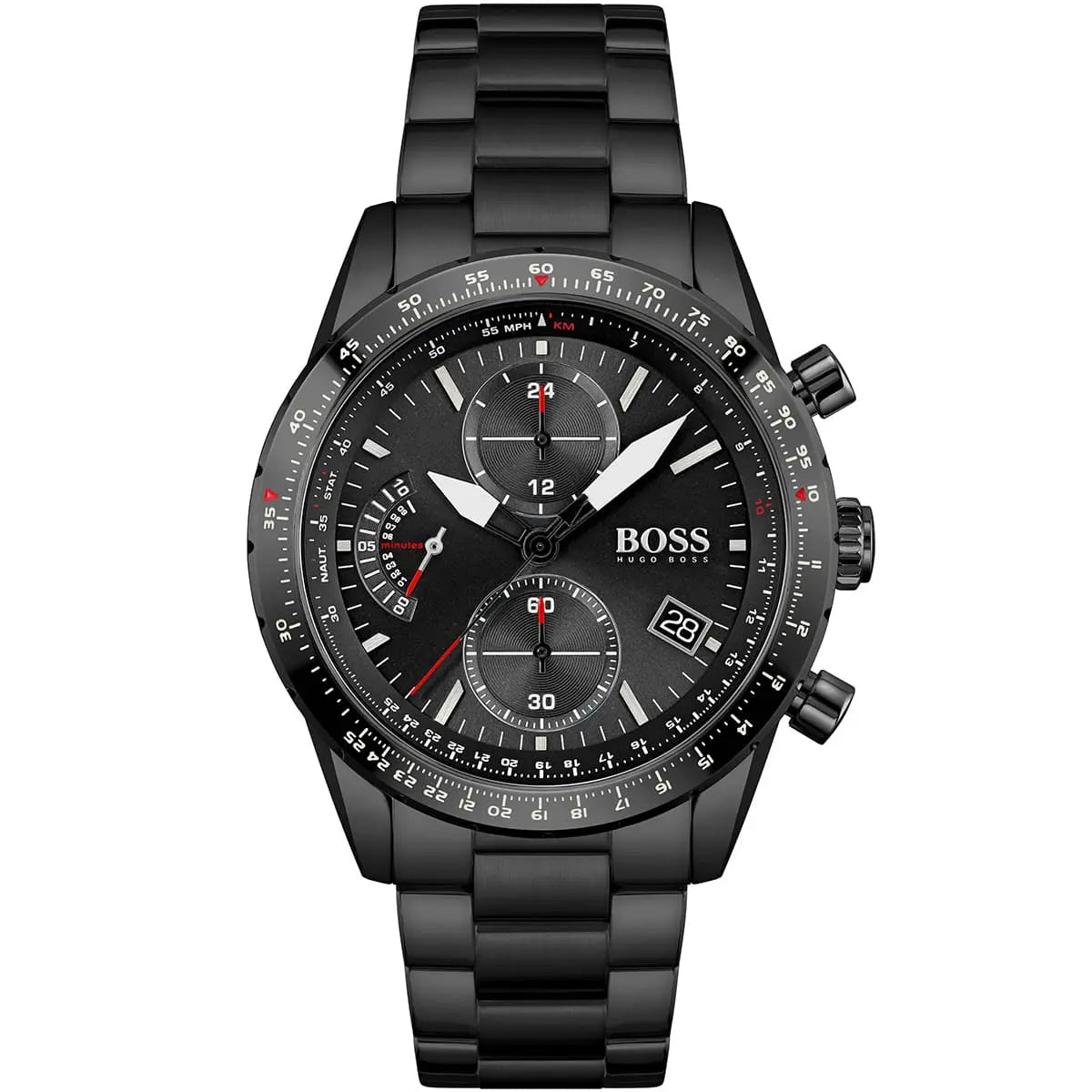 Hugo Boss Men’s Quartz Stainless Steel Black Watch 1513854