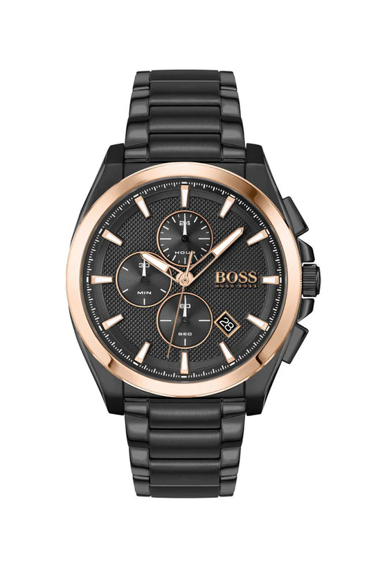 Hugo Boss Men’s Quartz Black Stainless Steel Black Watch 1513885