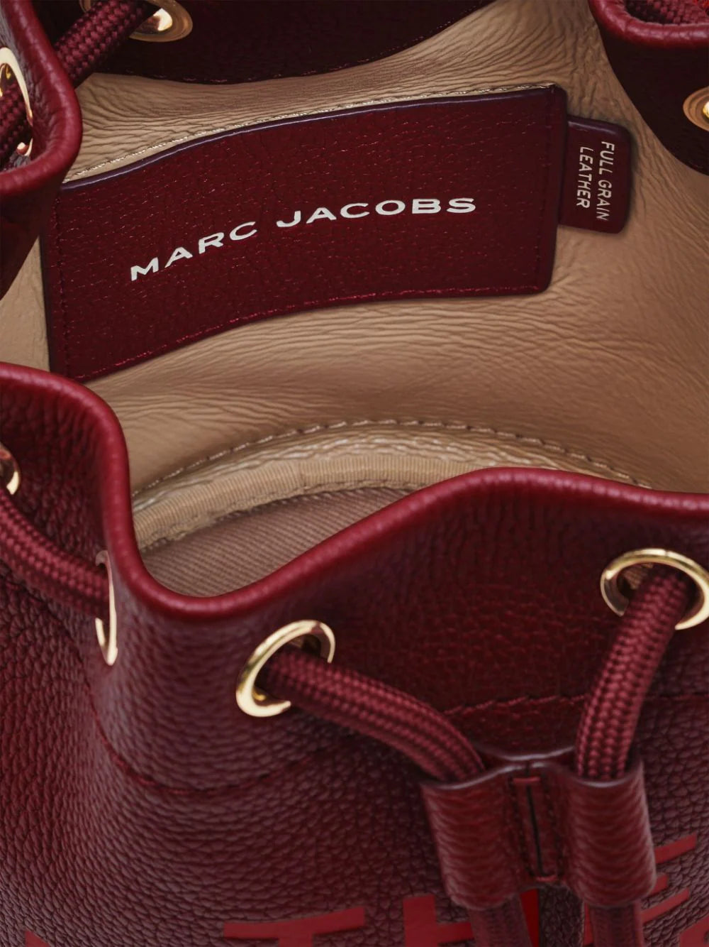 Marc Jacobs- The Leather Bucket Bag Chianti