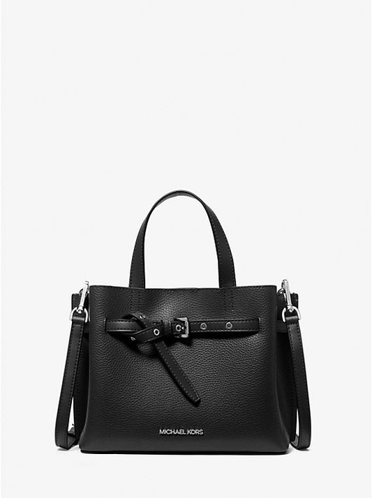 Michael Kors Emilia Small Pebbled Leather Satchel