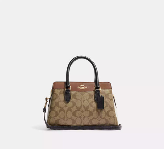 Coach Mini Darcie Carryall in Signature Canvas