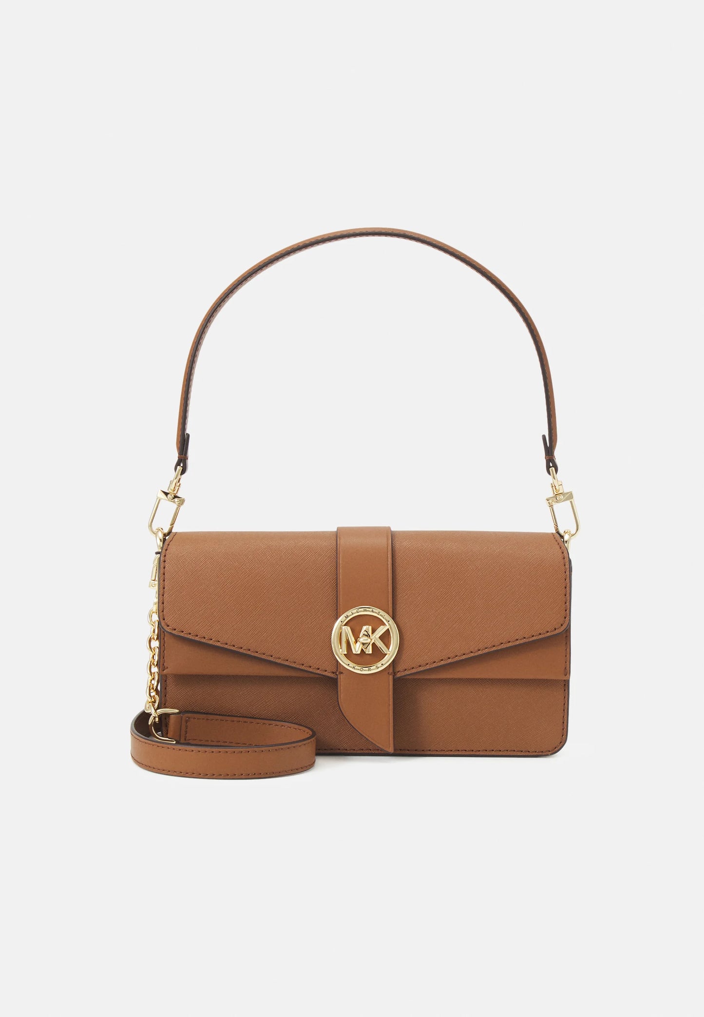 Michael Kors Greenwich Medium Saffiano Leather Shoulder Bag