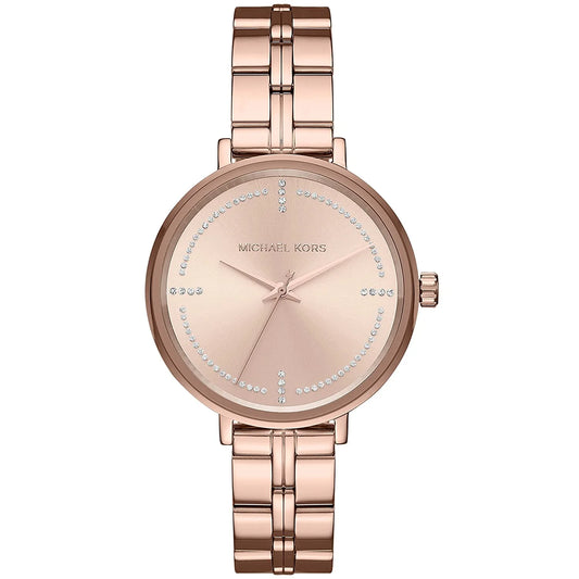 Michael Kors - Women’s Quartz Stainless Steel Rose Gold Dial 38mm Watch MK3793