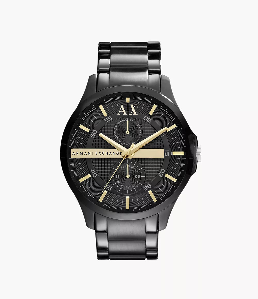Armani Exchange Multifunction Black Steel Watch AX2121