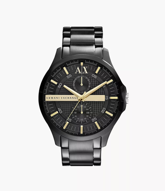 Armani Exchange Multifunction Black Steel Watch AX2121