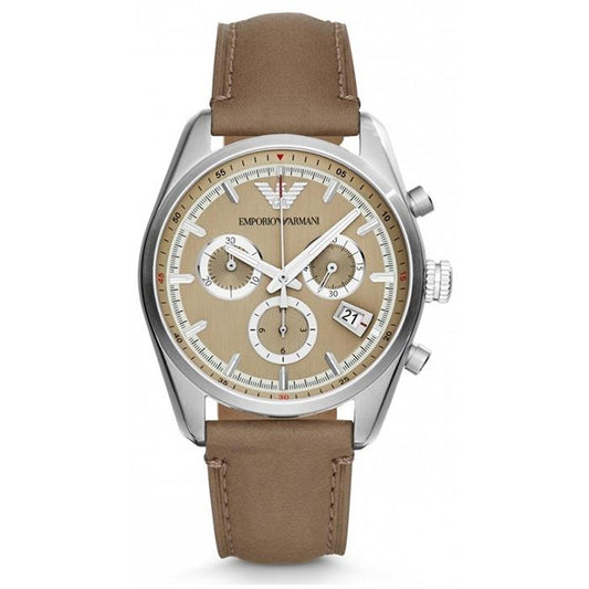 Emporio Armani - Men's Watch Brown/Leather 42.5 mm AR6042