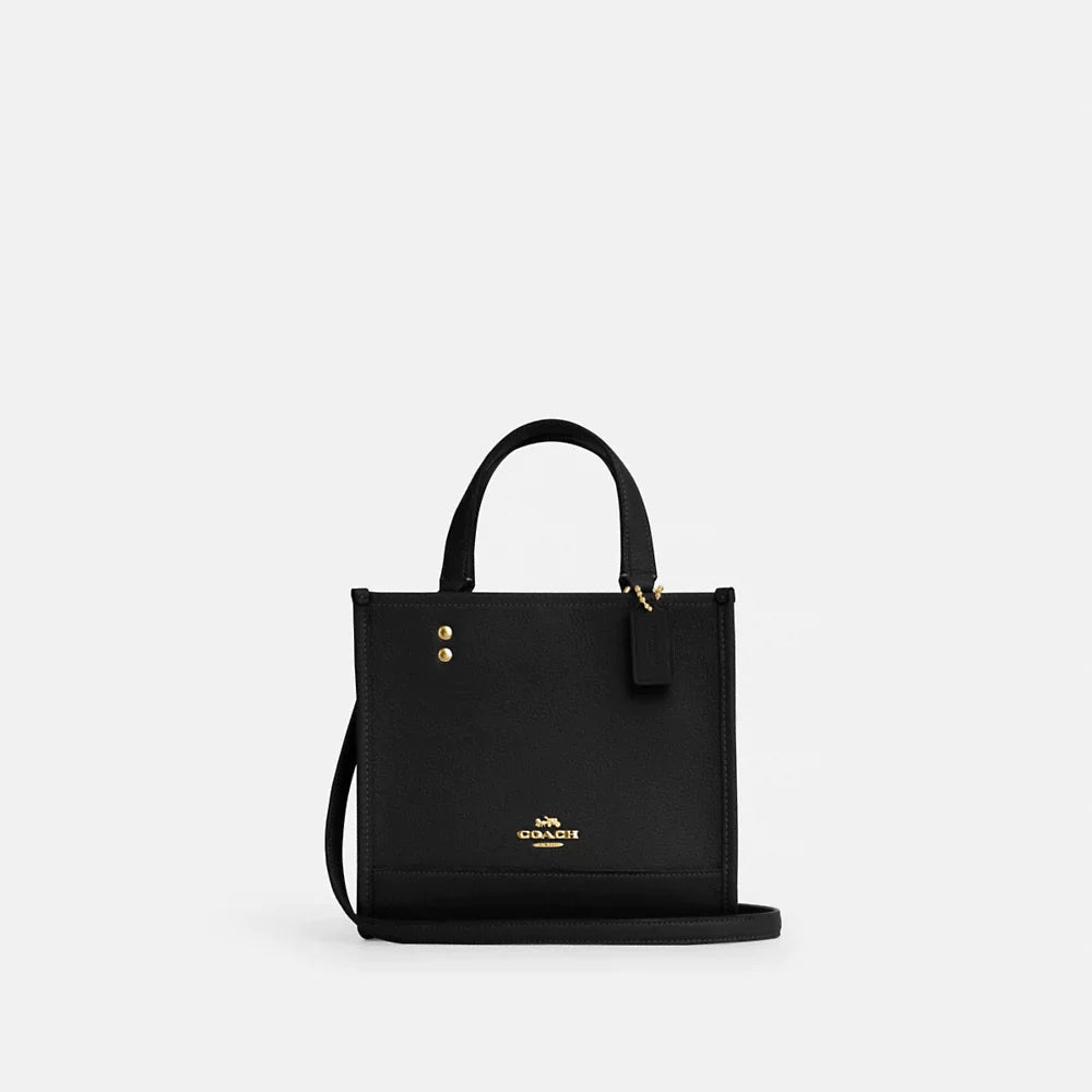 Coach Dempsey Tote 22 In Black