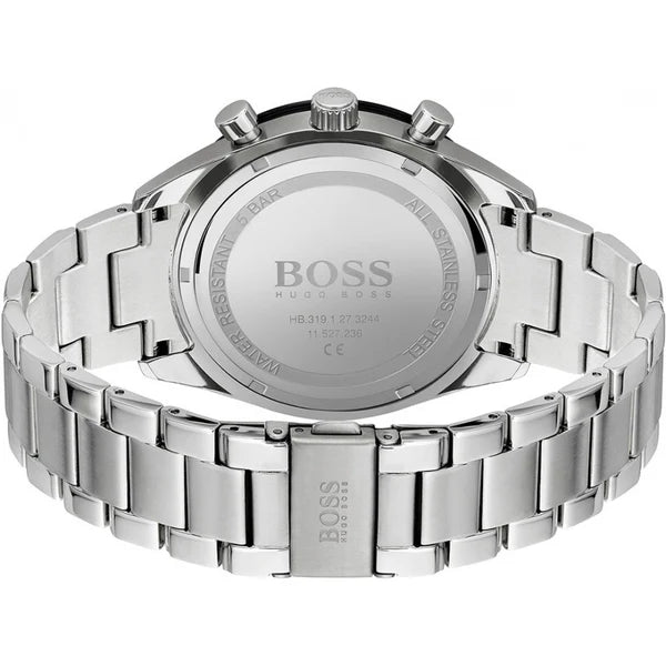 Hugo Boss Men’s Quartz Stainless Steel Black Dial 44mm Watch 1513862