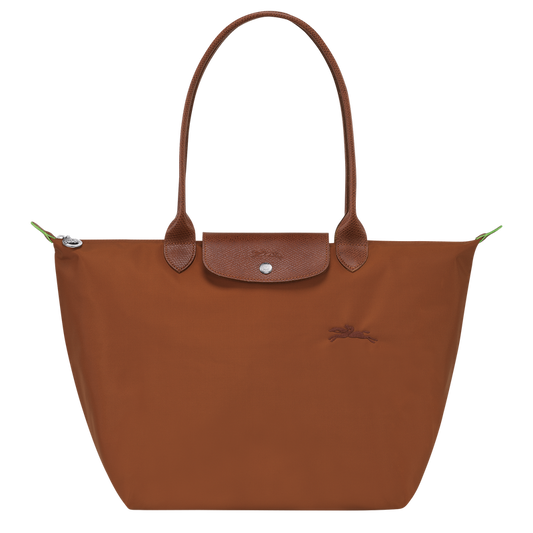 Longchamp Le Pliage Tote Cognac – Recycled Canvas