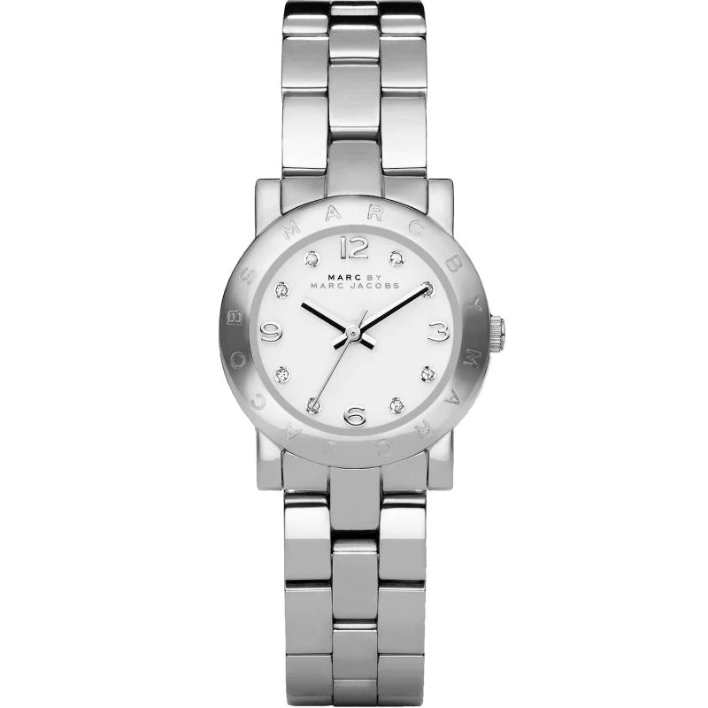 Marc by Marc Jacobs Women's Mini Amy Silver Stainless Steel Watch MBM3055