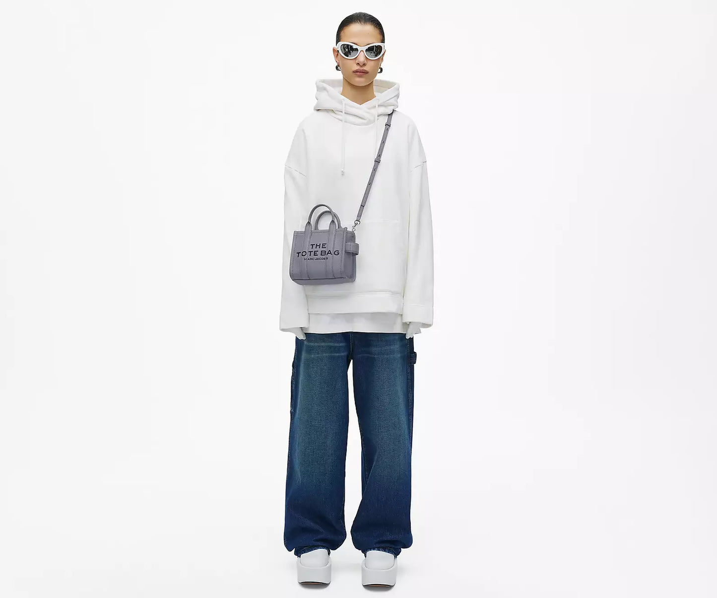 Marc Jacobs The Tote Bag Mini ( Wolf Grey )