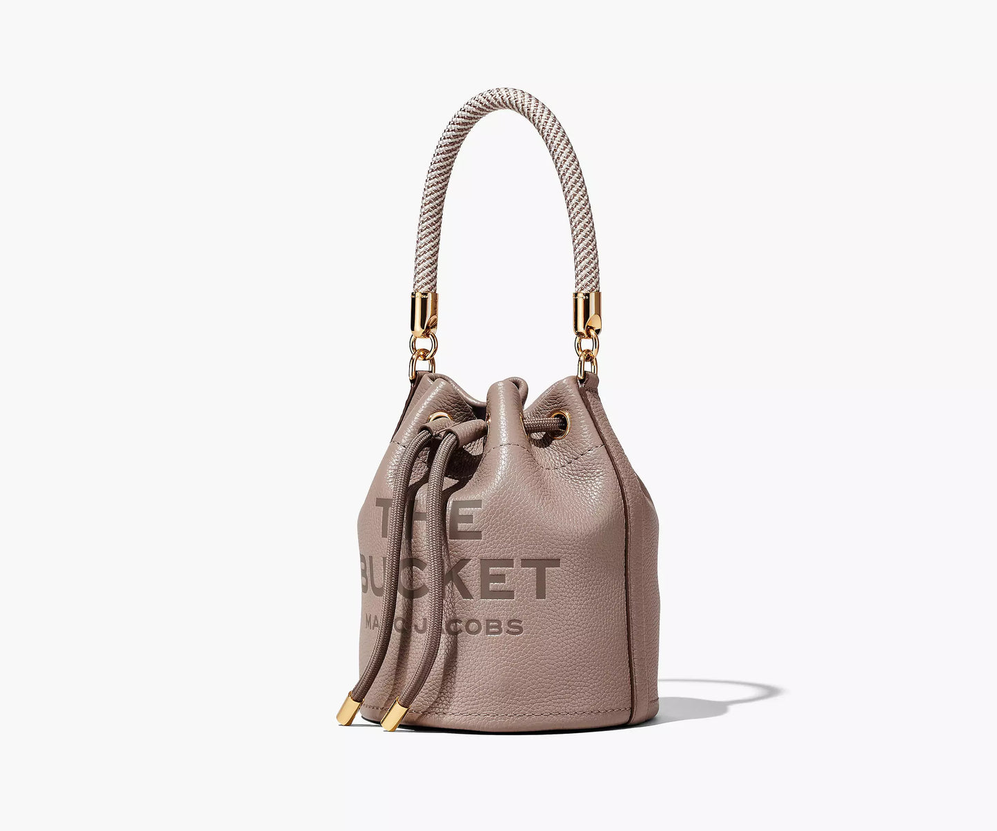 Marc Jacobs The Leather Bucket Bag Cement