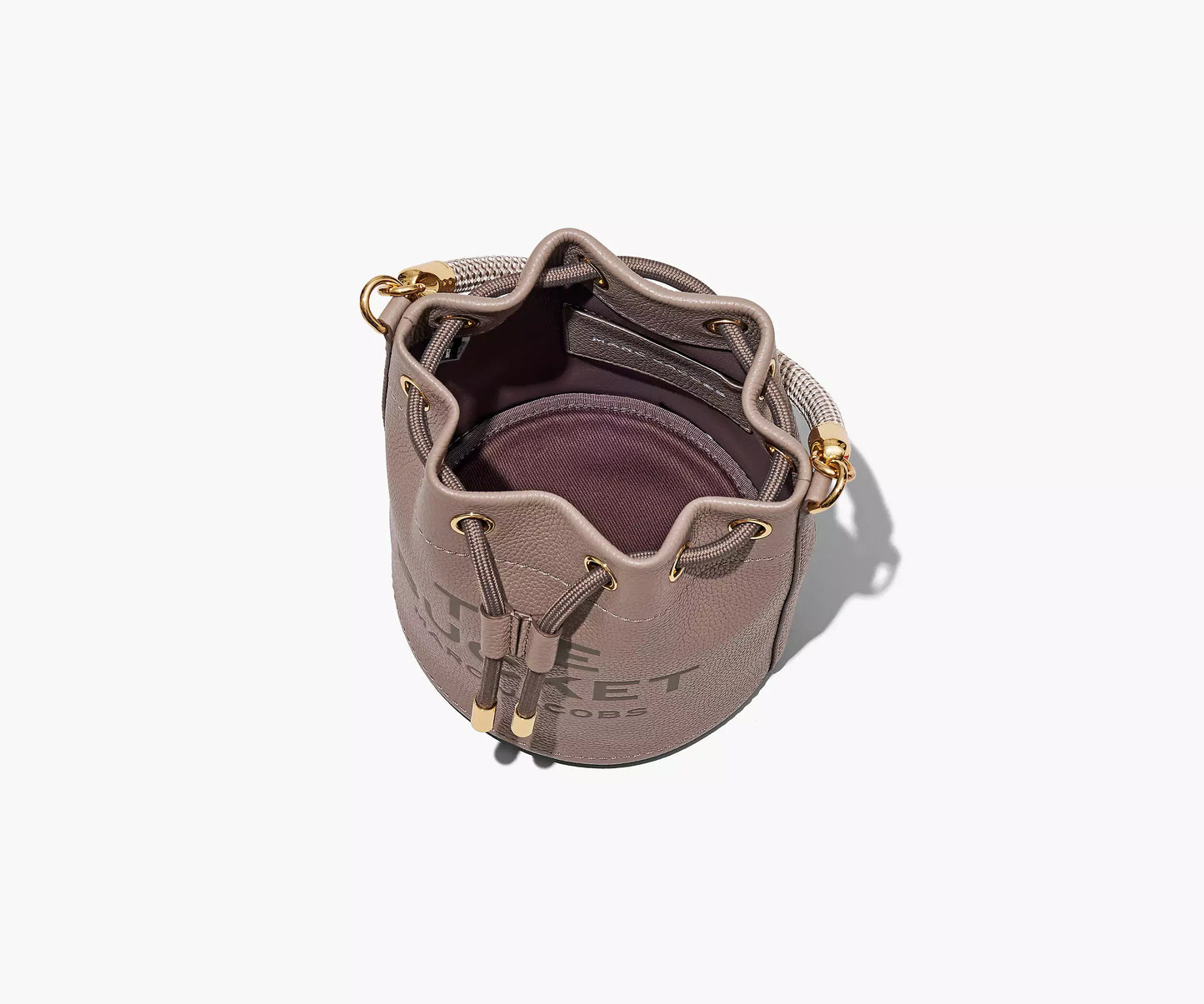 Marc Jacobs The Leather Bucket Bag Cement