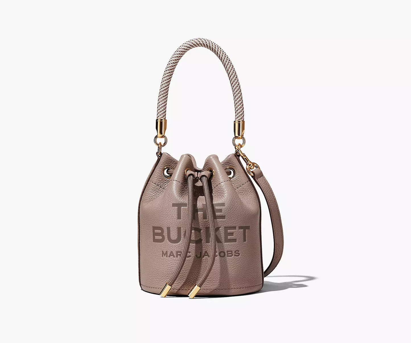 Marc Jacobs The Leather Bucket Bag Cement