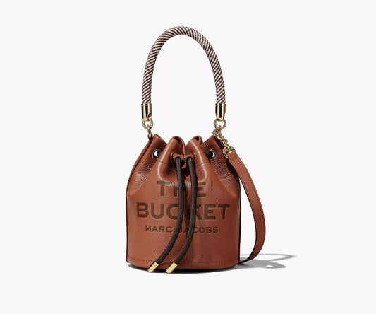 Marc Jacobs The Leather Bucket Bag Argon Oil