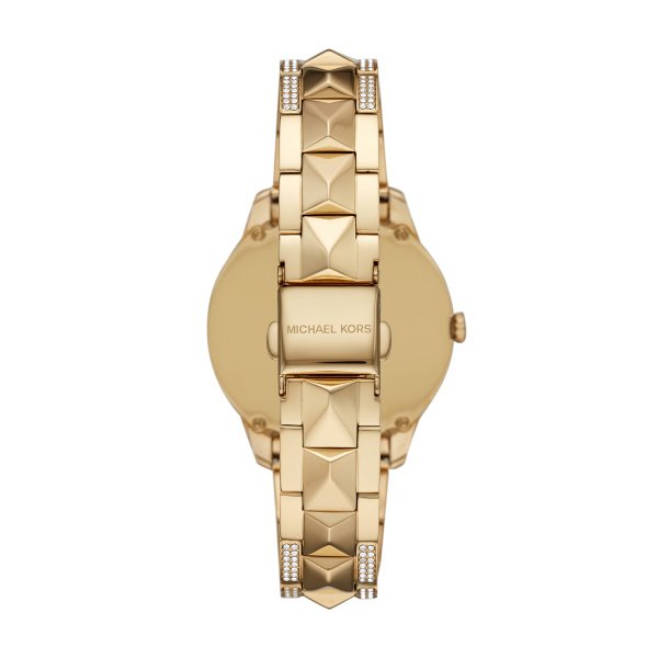 Michael Kors Women’s Quartz Stainless Steel Gold Dial 38mm Watch MK6715