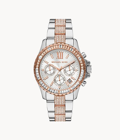 Michael Kors s Everest Chronograph Two-Tone Stainless Steel Watch MK6975