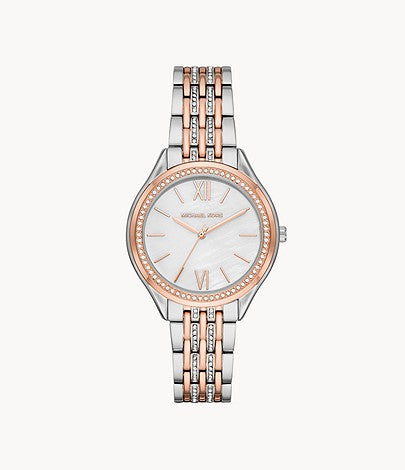 Michael Kors - Women's Lauryn ThreeHand Two-Tone Stainless Steel Watch MK7077