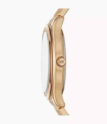 Michael Kors Women's Mindy Three-Hand Gold-Tone Steel Watch MK7078