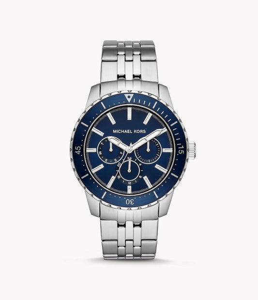 Michael Kors Men’s Stainless Steel Blue Dial 44mm Watch MK7153