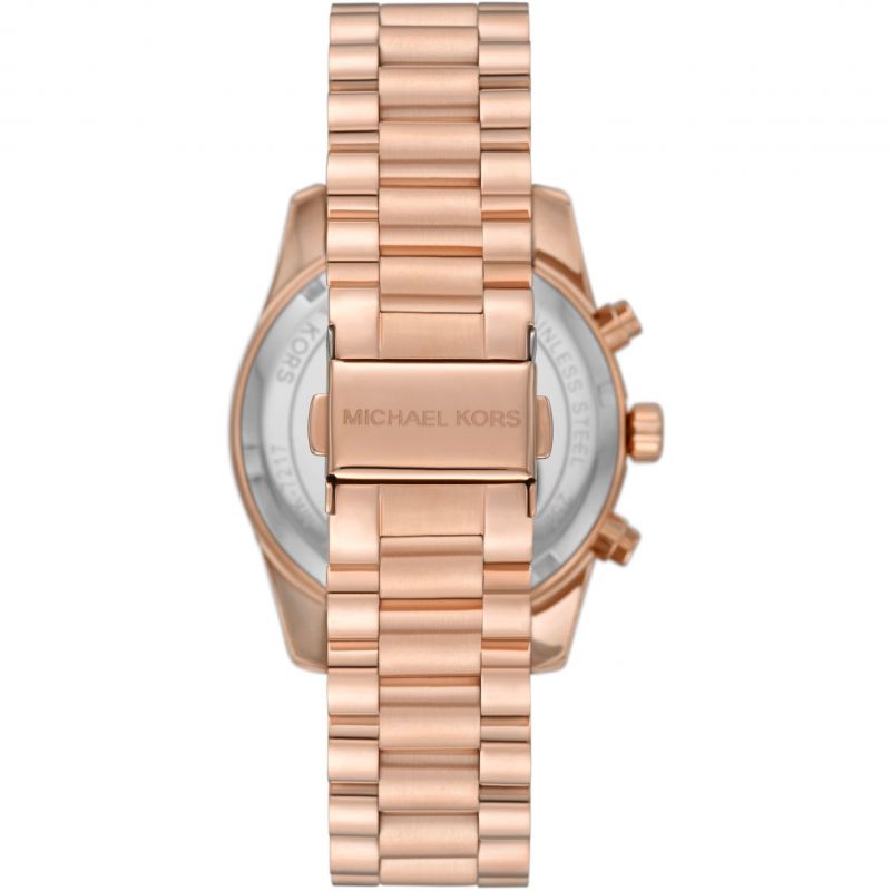 Michael Kors Women’s Quartz Rose Gold Stainless Steel Grey Dial 38mm Watch MK7217