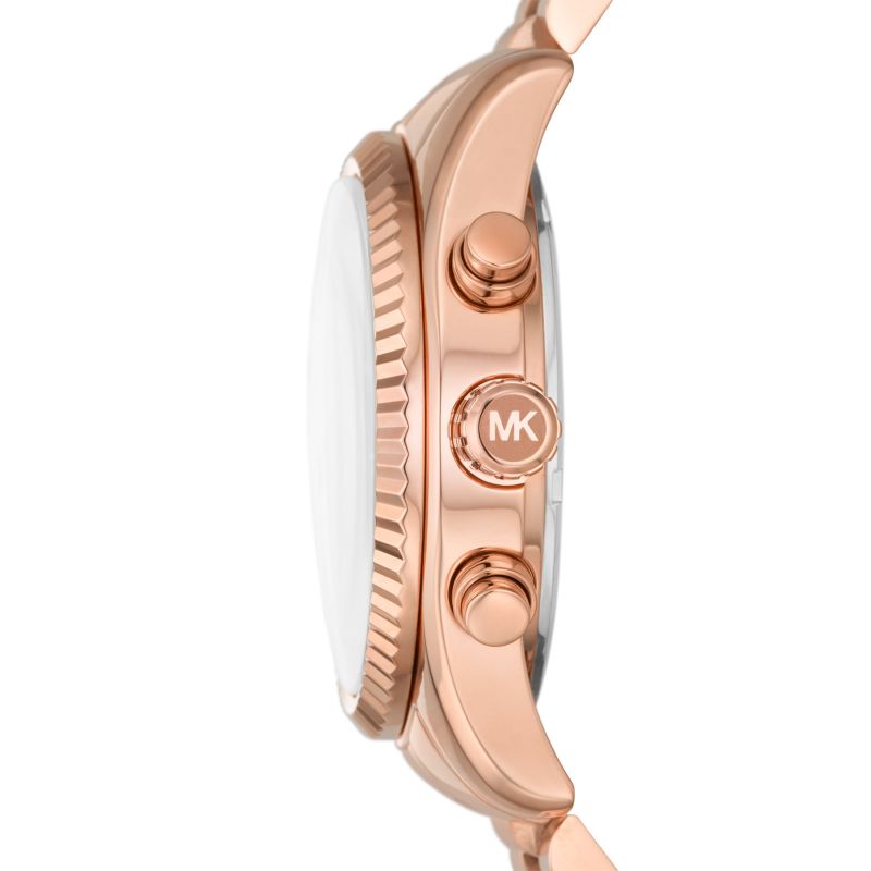 Michael Kors Women’s Quartz Rose Gold Stainless Steel Grey Dial 38mm Watch MK7217