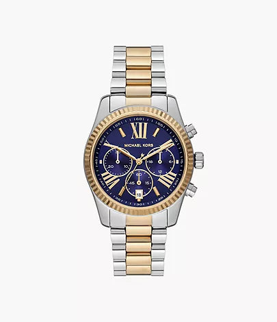 Lexington Chronograph Two-Tone Stainless Steel Watch MK7218