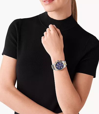Lexington Chronograph Two-Tone Stainless Steel Watch MK7218