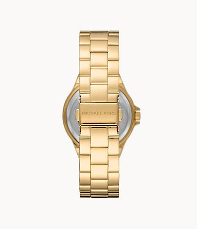 Michael Kors Women’s Quartz Stainless Steel Gold Dial 37mm Watch MK7229