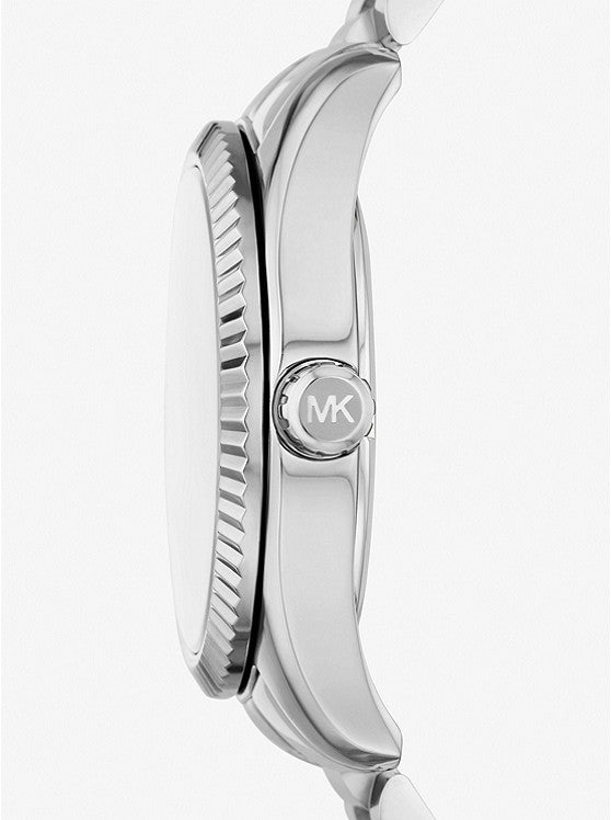 Michael Kors-Lexington Pavé Silver-Tone Watch