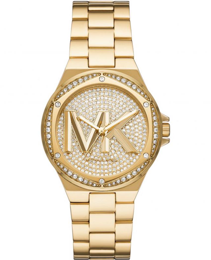 Michael Kors Women’s Quartz Stainless Steel Gold Dial 37mm Watch MK7229