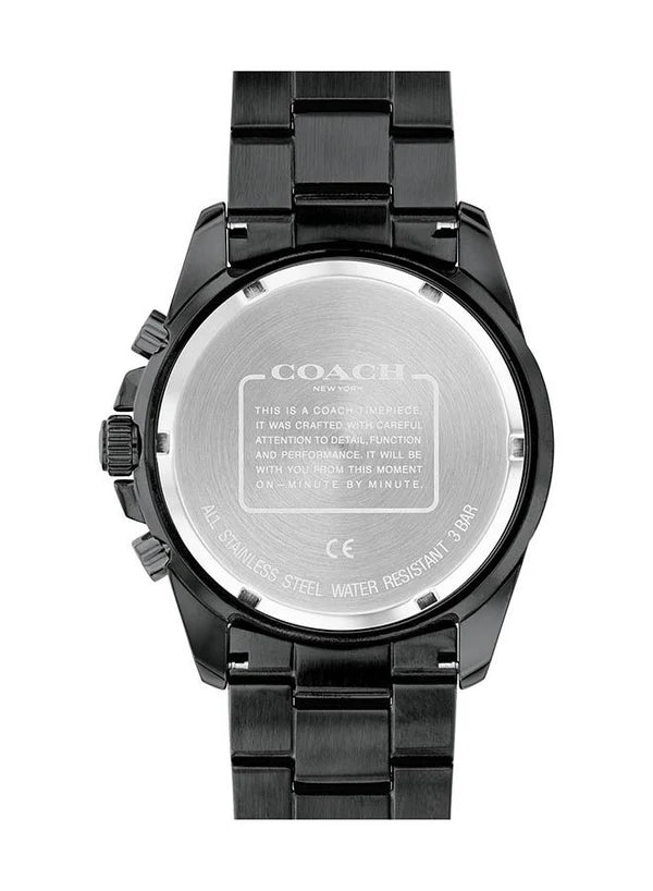 Coach KENT CHRONOGRAPH BLACK &amp; BLUE MEN'S WATCH 14602562