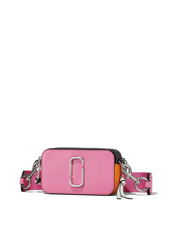 Marc Jacobs The Snapshot Crossbody Bag (Candy Pink Multi)