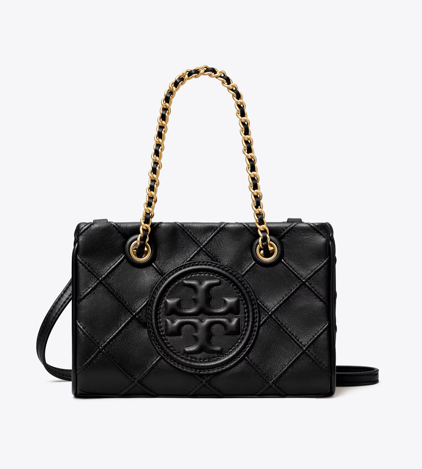 Tory Burch Mini Fleming Soft Tote Black