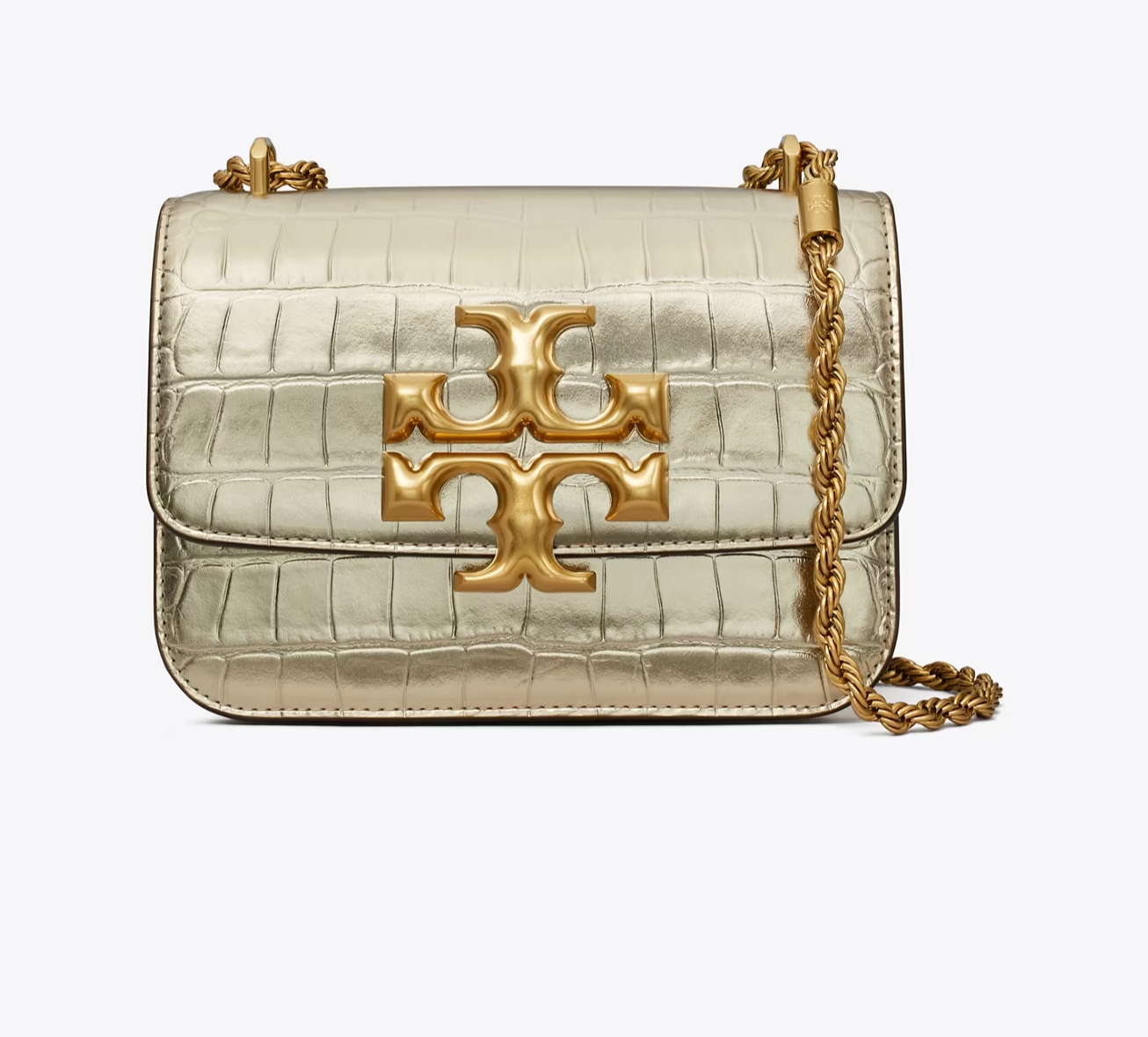 Tory Burch Eleanor Convertible Shoulder Bag Champagne