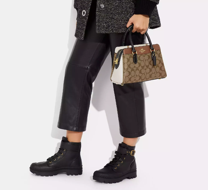 Coach Mini Darcie Carryall in Signature Canvas