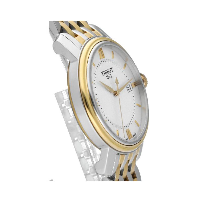 Tissot Bridgeport Silver Dial and grey, Yellow Gold Stainless Steel Strap T0974102203800