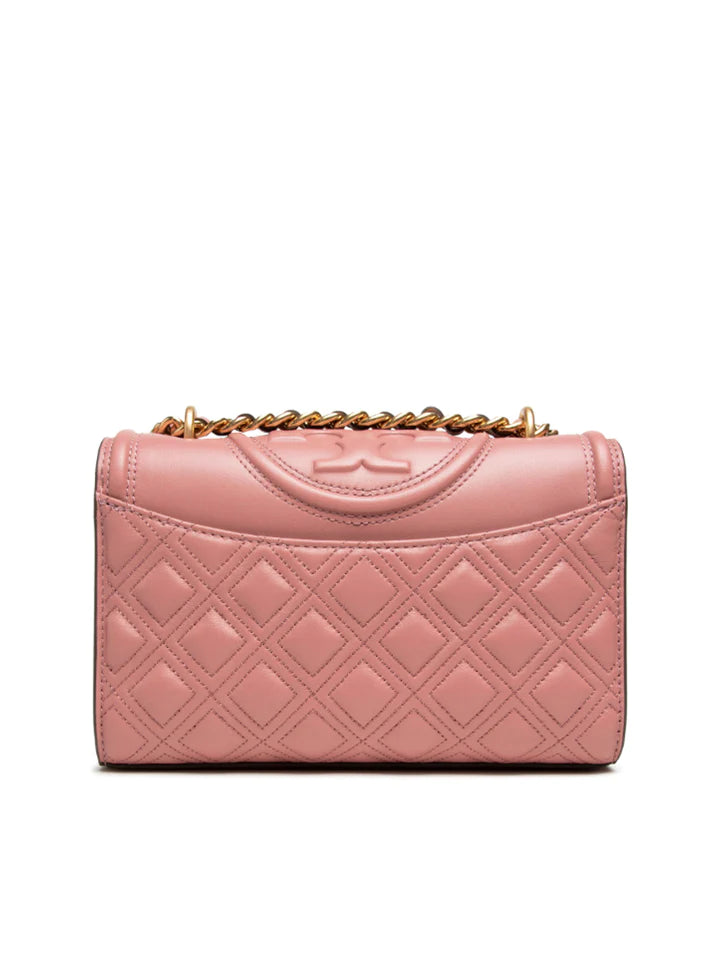 Tory Burch Fleming Small Convertible Shoulder Bag Pink Mangolia