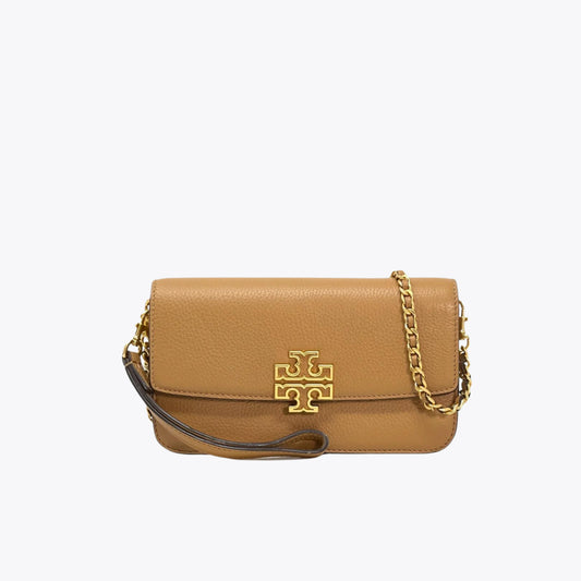 Tory Burch Tiramisu Britten Chain Wallet With Wristlet