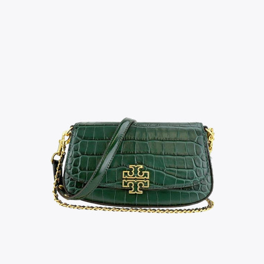 Tory Burch Britten Embossed Convertible Crossbody In Norwood