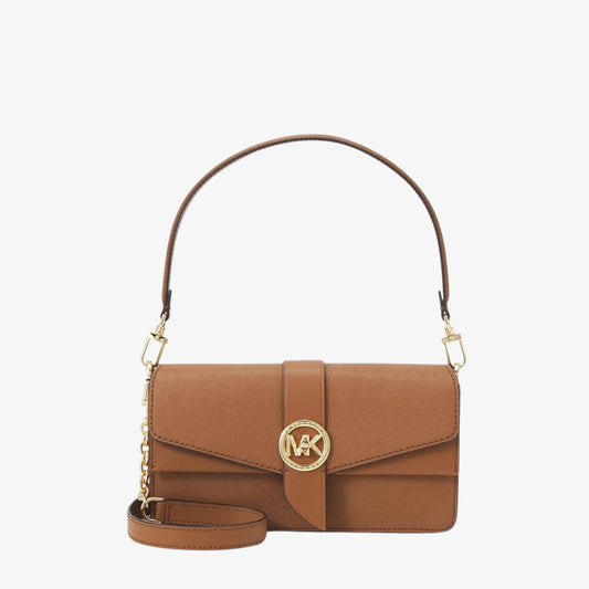 Michael Kors Greenwich Medium Saffiano Leather Shoulder Bag