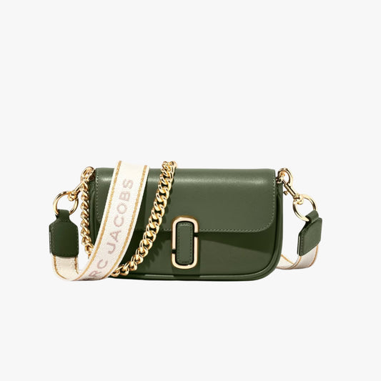 Marc Jacobs The J Marc Crossbody Bag (Bronze Green)