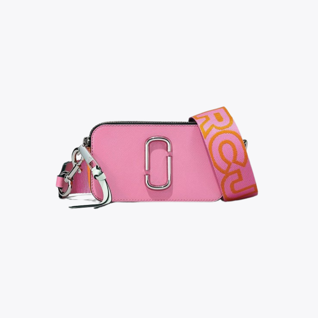 Marc Jacobs The Snapshot Crossbody Bag (Candy Pink Multi)