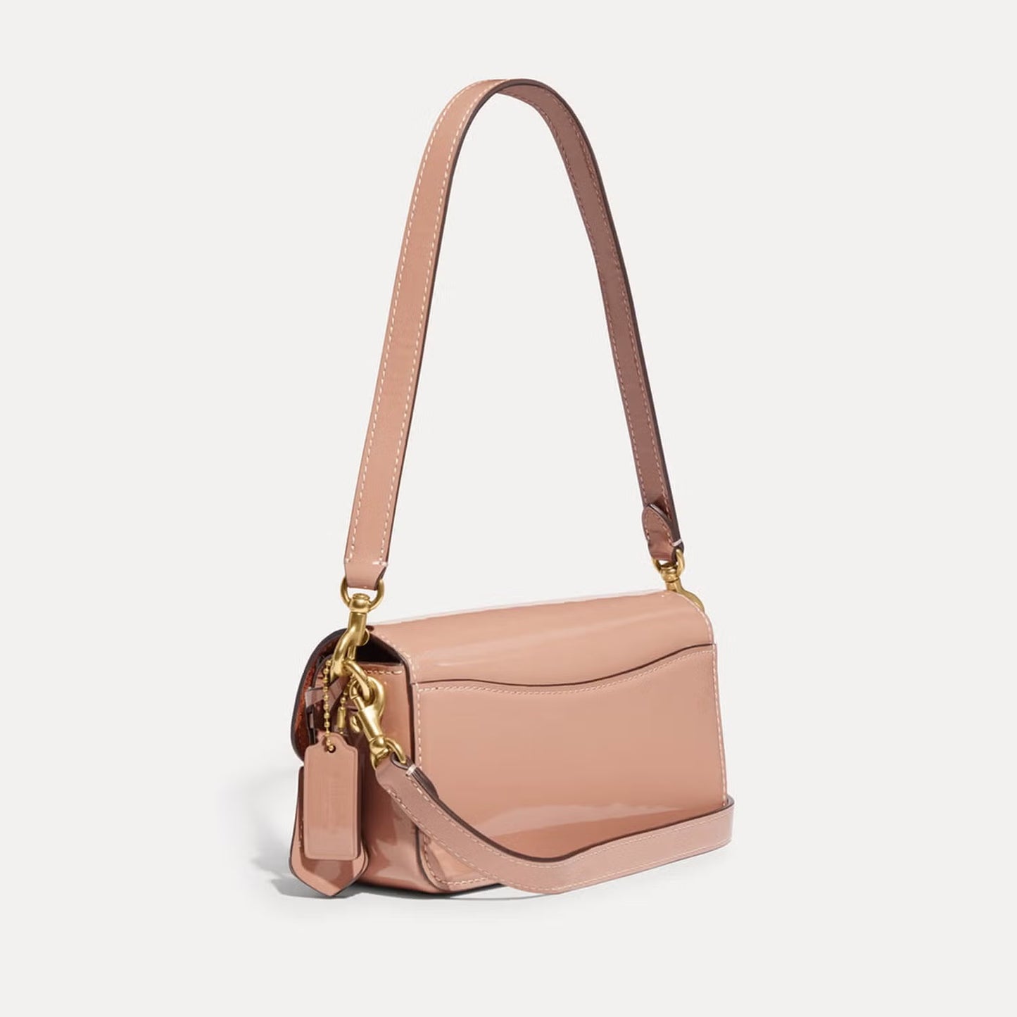 Coach Studio Baguette Patent-Leather Bag